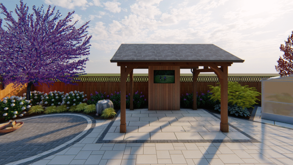 Backyard design in Mississauga