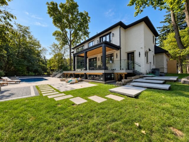 Not many pool days left — making the most of the last stretch of summer. ☀️

This backyard was designed for exactly this: easy afternoons outside, room to gather, and a seamless connection between the deck, patio, lawn and pool.

#LandscapeDesign #oakville BackyardDesign #PoolDesign #OutdoorLiving